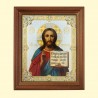 Icône Orthodoxe - Christ Pantocrator, 13x15 cm