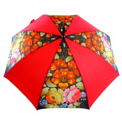 Parapluie - Zhostovo, diamètre 120 cm, hauteur 90 cm, 100% polyester