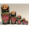 Matriochka Traditionnelle - Classique, 5 pièces, hauteur 14 -16 cm Matriochka Traditionnelle - Classique, 5 pièces, hauteur 14 -16 cm