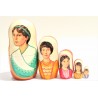 Sainte Famille Romanov, 7 pièces, hauteur 22 cm/Царская семья Sainte Famille Romanov, 7 pièces, hauteur 22 cm/Царская семья
