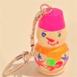Porte clés "Bonhomme de neige ", 4 cm