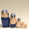 Matriochka Traditionnelle - Classique, 5 pièces, hauteur 9-11 cm Matriochka Traditionnelle - Classique, 5 pièces, hauteur 9-11 cm