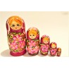 Matriochka 5 pièces, hauteur 14 -16 cm Matriochka 5 pièces, hauteur 14 -16 cm