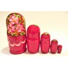 Matriochka 5 pièces, hauteur 14 -16 cm Matriochka 5 pièces, hauteur 14 -16 cm