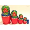 Matriochka 5 pièces, hauteur 15-18 cm Matriochka 5 pièces, hauteur 15-18 cm