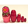 Matriochka Traditionnelle - Classique, 5 pièces, hauteur 9-11 cm Matriochka Traditionnelle - Classique, 5 pièces, hauteur 9-11 cm