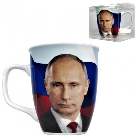 Mug "Poutine"  0,4L /Dans la boîte/ Кружка "Путин" 0,4л/В коробке