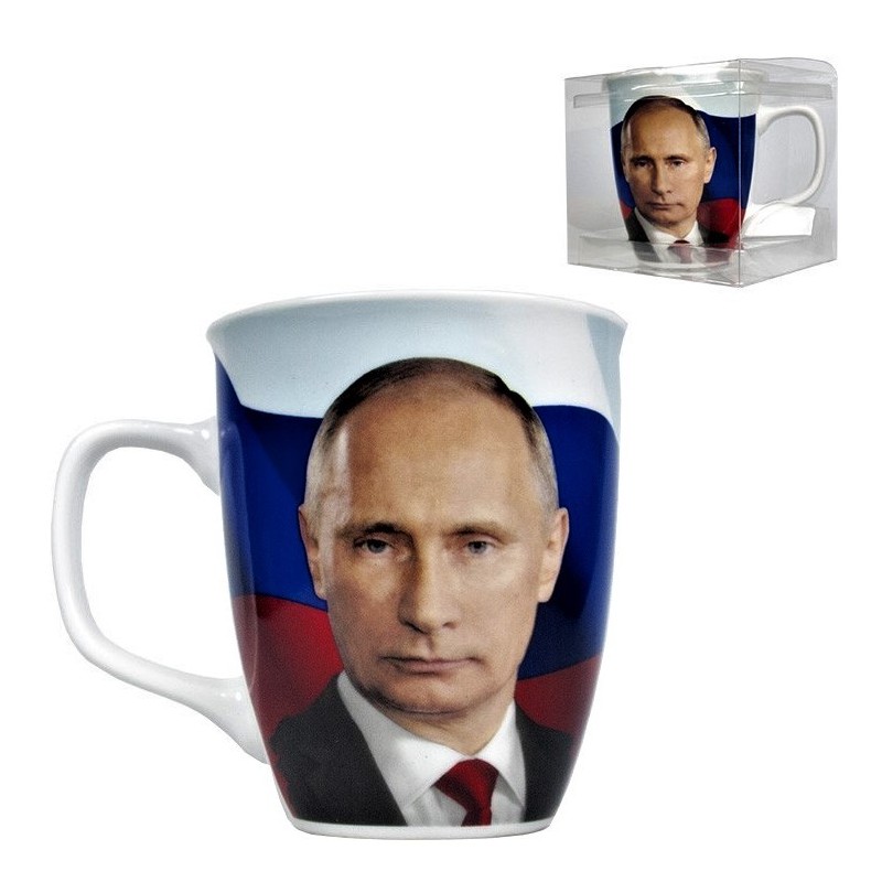 Mug "Poutine"  0,4L /Dans la boîte/ Кружка "Путин" 0,4л/В коробк