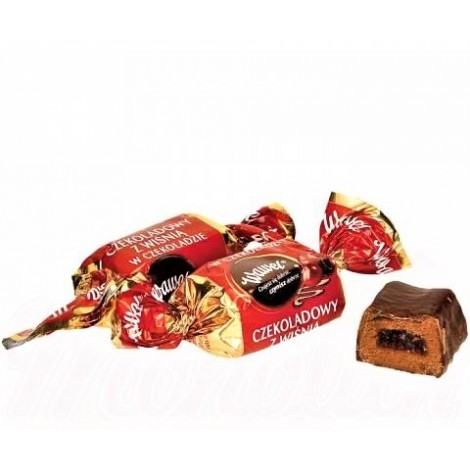Bonbons "Czekoladowy z wisnia", Wawel, 100gr/Шоколадные конфеты c вишнёвой начинкой
